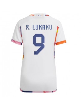 Ženski Nogometna dresi replika Belgija Romelu Lukaku #9 Gostujoči SP 2022 Kratek rokav